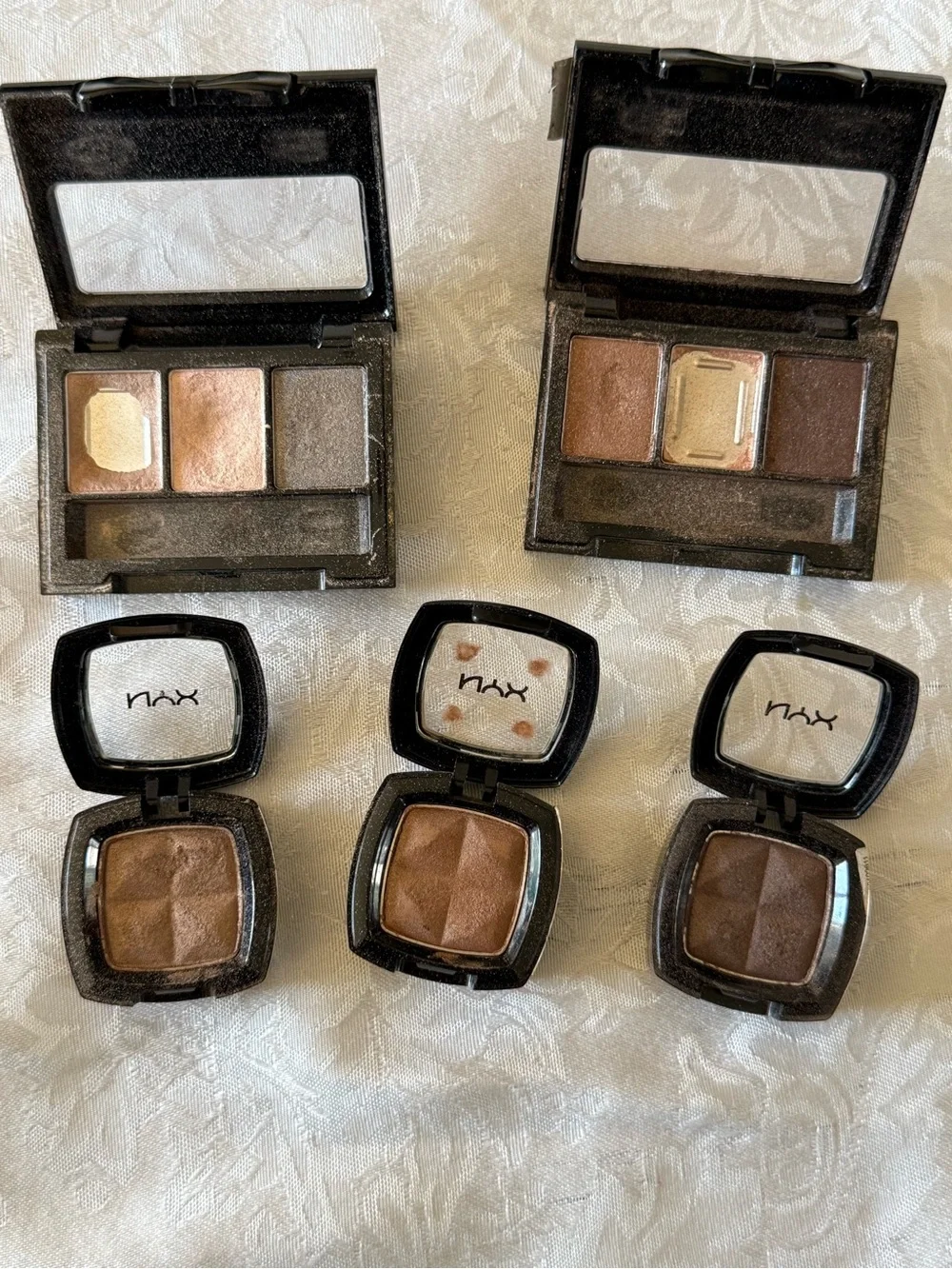 NYX Neutral Brown & Bronze Eyeshadow Collection